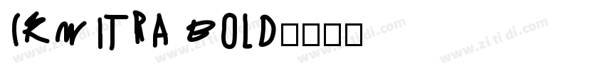 IRMitra Bold字体转换